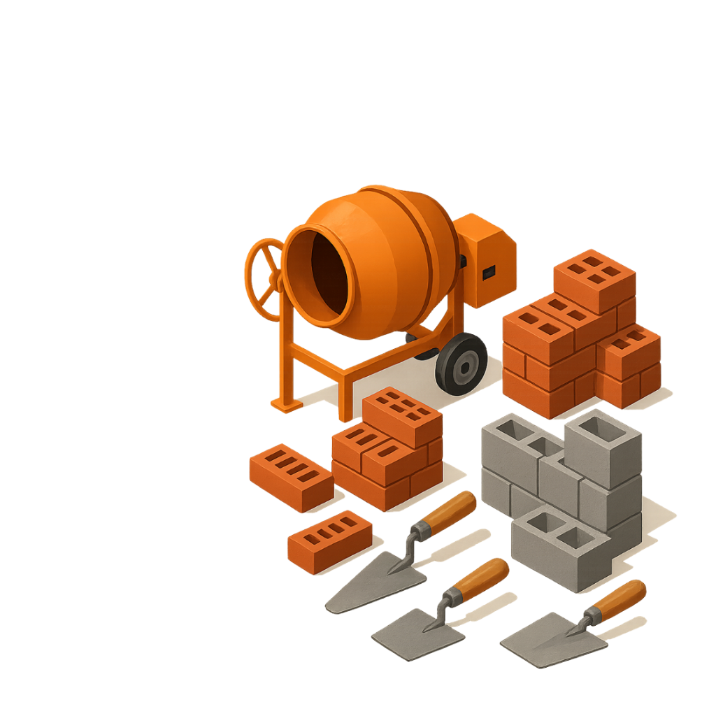 Serviços de Concreto e Alvenaria